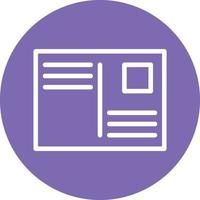 Postcard Vector Icon Design