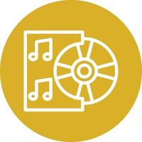 Music Album Vector Icon Design