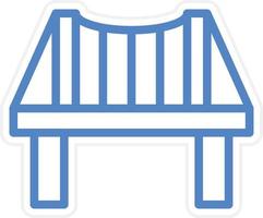 Bridge Vector Icon Style