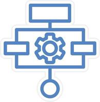 Algorithm Vector Icon Style
