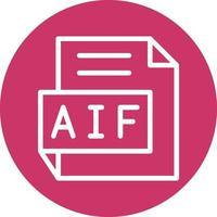 aif vector icono diseño