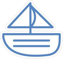 Boat Vector Icon Style