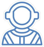 Astronaut Vector Icon Style
