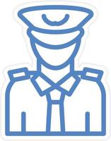 Captain Vector Icon Style