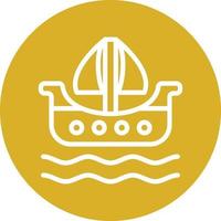 Yachting Vector Icon Design