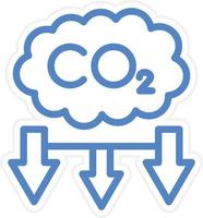 Emission Vector Icon Style