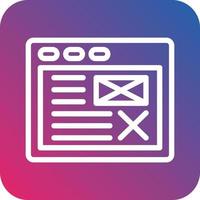 Wireframe Vector Icon Design