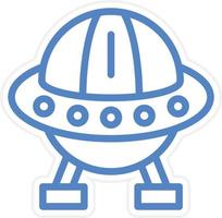 UFO Vector Icon Style