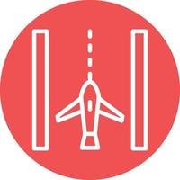 Runway Vector Icon Design