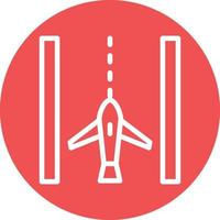 Runway Vector Icon Design