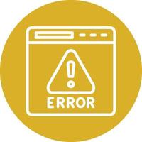 Error Vector Icon Design