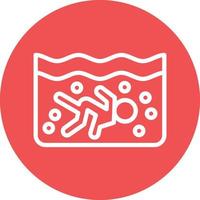 Scuba Diving Vector Icon Design