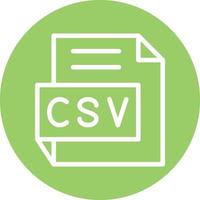 CSV Vector Icon Design
