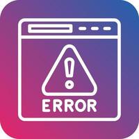 Error Vector Icon Design