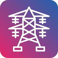 Electric Tower Vector Icon Design