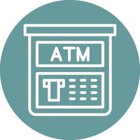 Atm Machine Vector Icon Design