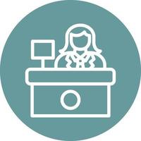 Reception Vector Icon Design