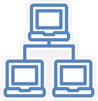 Network Vector Icon Style