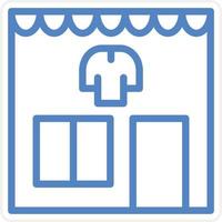 Clothing Store Vector Icon Style