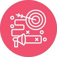 Marketing Strategy Vector Icon Design