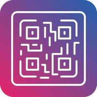 QR Code Vector Icon Design