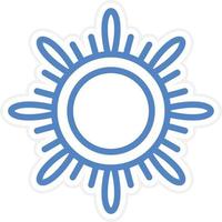 Sun Vector Icon Style