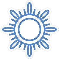 Sun Vector Icon Style