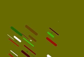 Light Green, Red vector background with straight lines.