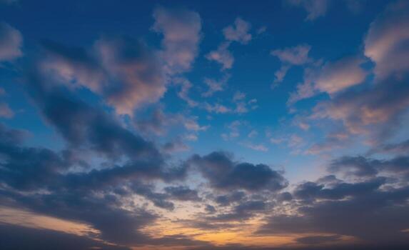 Intricate Cloud Patterns Fill the Overcast Atmosphere, Sky replacement - technology photo