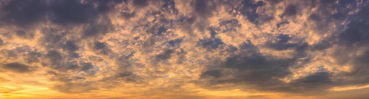 un lona de esperanza, el arte de el amanecer cielo, cielo reemplazo - generativo ai tecnología foto