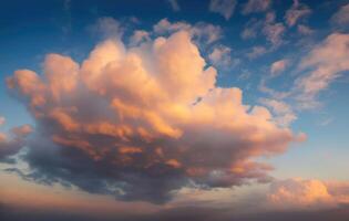 The Moon Casts Its Celestial Tranquility Over the Night Sky, Sky replacement - technology photo