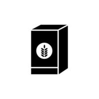 ingredient, cooking, wheat vector icon