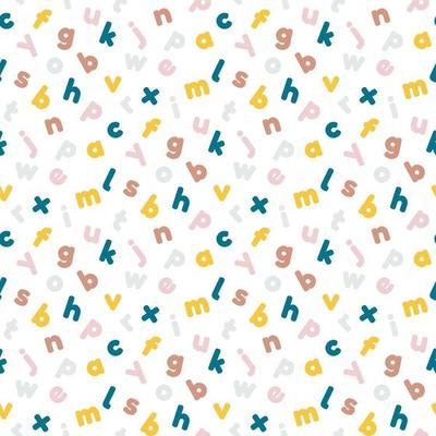 colorful alphabet pattern