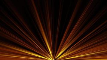 Loop abstract yellow orange red radial shine ray video