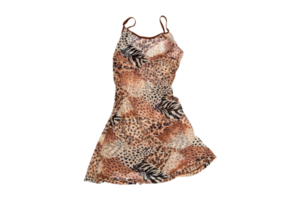 Brown dress isolated on a transparent background png