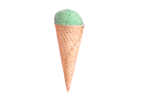 Ice cream cone isolated on a transparent background png