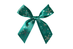 Green ribbon isolated on a transparent background png