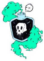 poison bouteille illustration png