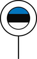 Estonia flag circle pin icon. png