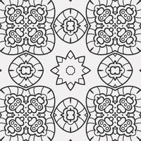 vector coloring geometric flower shapes pattern background