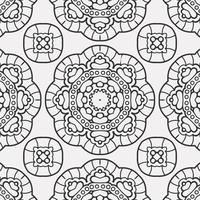 vector coloring geometric flower shapes pattern background