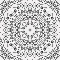 vector coloring geometric flower shapes pattern background