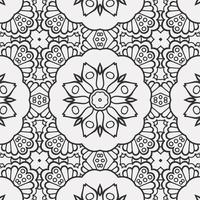 vector coloring geometric flower shapes pattern background