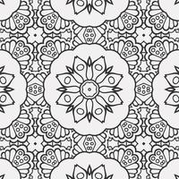 vector coloring geometric flower shapes pattern background