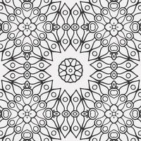 vector coloring geometric flower shapes pattern background