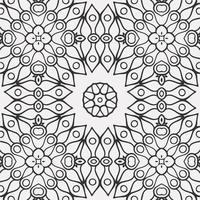 vector coloring geometric flower shapes pattern background