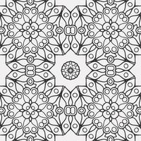 vector coloring geometric flower shapes pattern background
