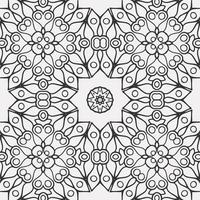 vector coloring geometric flower shapes pattern background