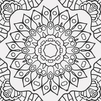 vector coloring geometric flower shapes pattern background