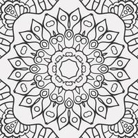 vector coloring geometric flower shapes pattern background